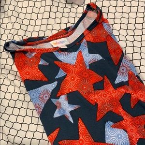 LulaRoe Star Print Irma Shirt